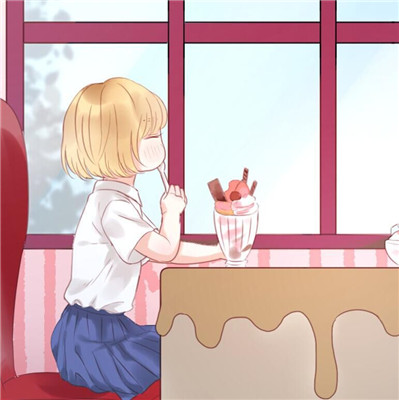 微信浪漫时尚二次元情侣头像