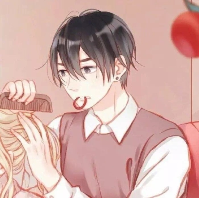 微信浪漫时尚二次元情侣头像