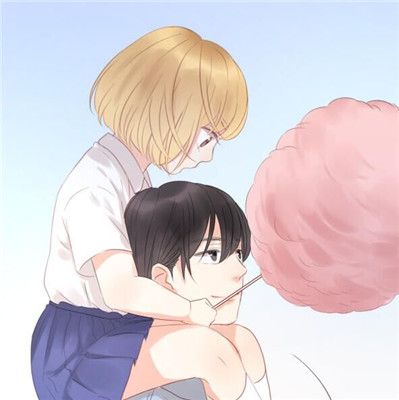 微信浪漫时尚二次元情侣头像