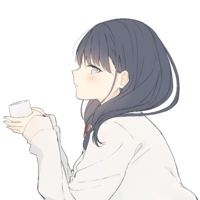 简洁时尚二次元女生微信头像