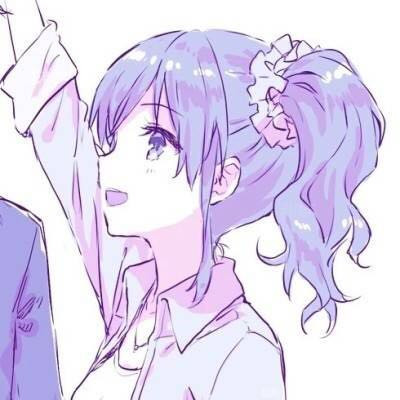 微信唯美爱情二次元情侣头像