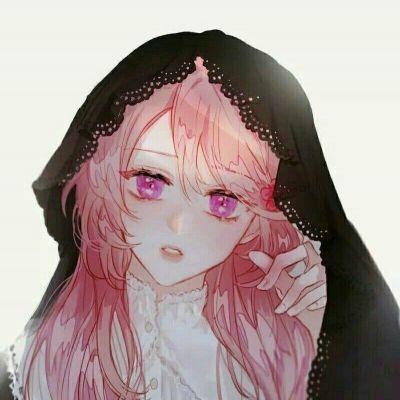 简洁时尚二次元女生微信头像