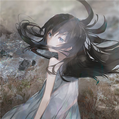 唯美可爱二次元女生微信头像