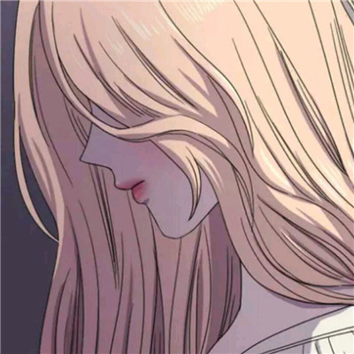 微信冷漠个性二次元女生头像