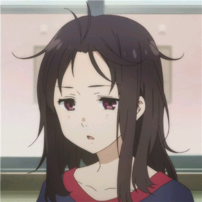 微信冷漠个性二次元女生头像