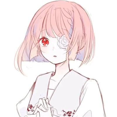 微信冷漠个性二次元女生头像