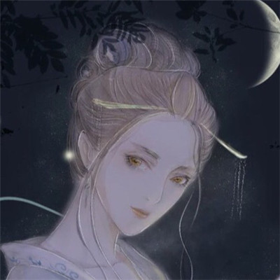 微信唯美古风二次元女生头像