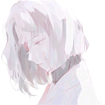 微信冷漠个性二次元女生头像