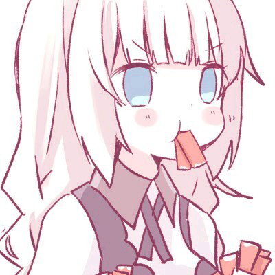 微信冷漠个性二次元女生头像