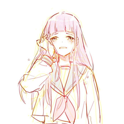 微信冷漠个性二次元女生头像