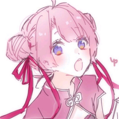 微信冷漠个性二次元女生头像