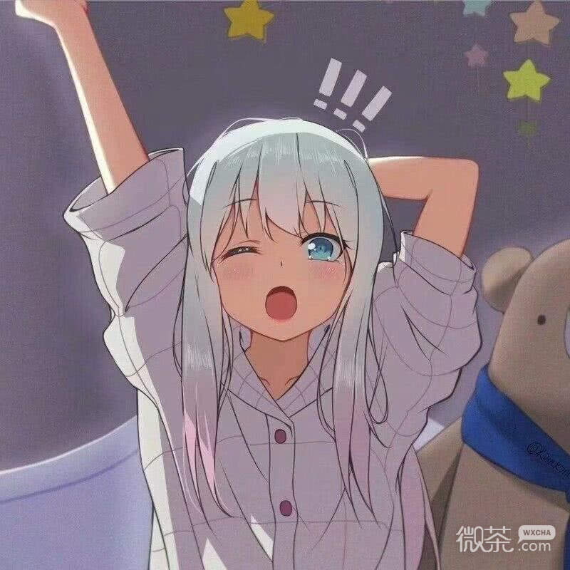 微信搞怪个性二次元女生头像