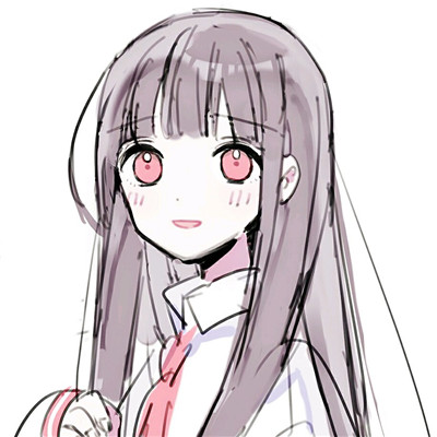 微信冷漠个性二次元女生头像