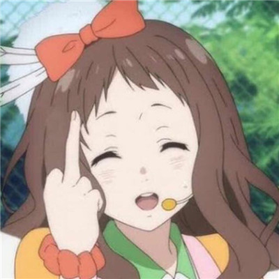 唯美可爱二次元女生微信头像