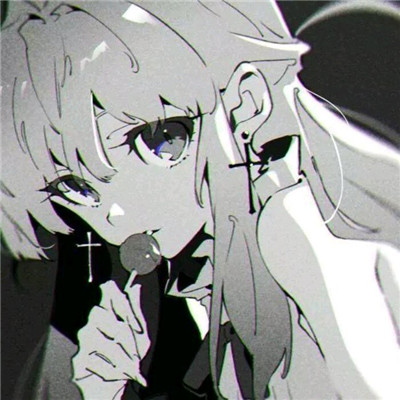 微信冷漠个性二次元女生头像