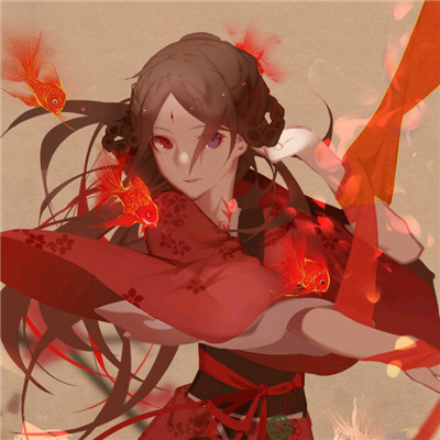 微信冷漠个性二次元女生头像