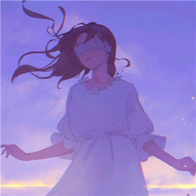 微信冷漠个性二次元女生头像