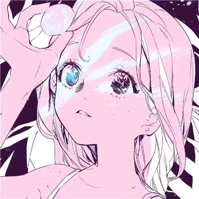 微信冷漠个性二次元女生头像