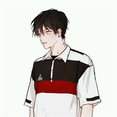 微信个性黑暗二次元男生头像