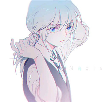 微信冷漠个性二次元女生头像