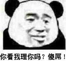微信熊猫搞怪头斗图表情包