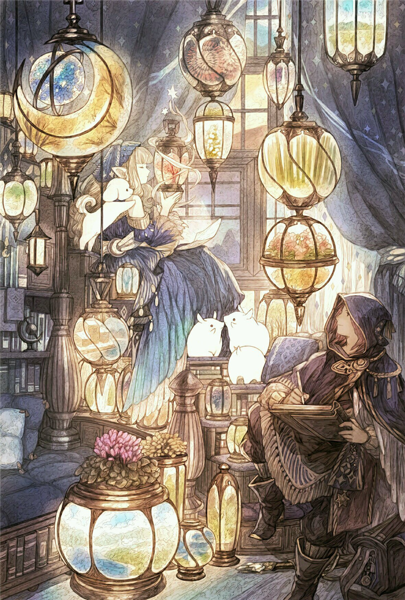 微信梦幻好看二次元聊天背景