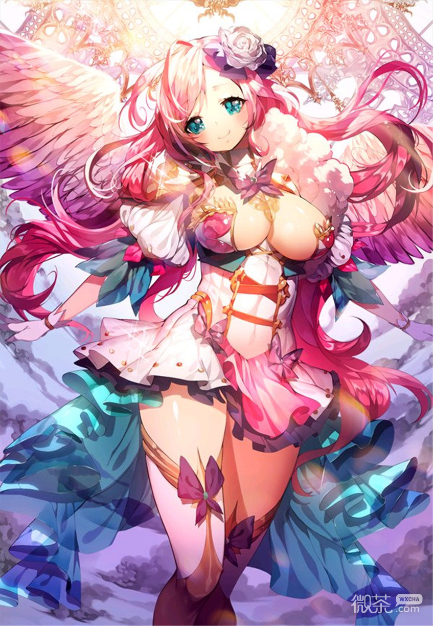 微信唯美梦幻二次元女生聊天背景