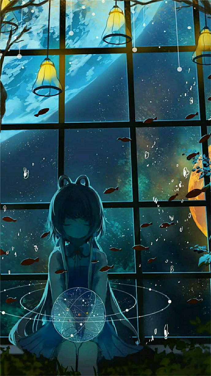 微信个性靓丽二次元聊天背景