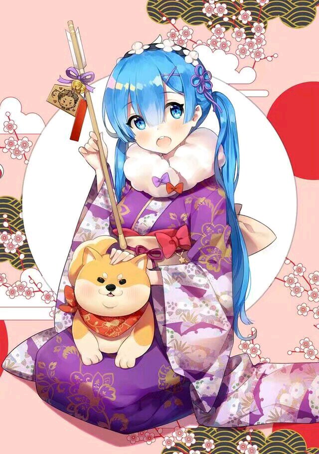 微信靓丽个性二次元女生聊天背景