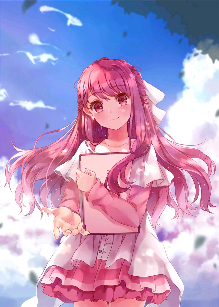 微信纯洁二次元聊天背景