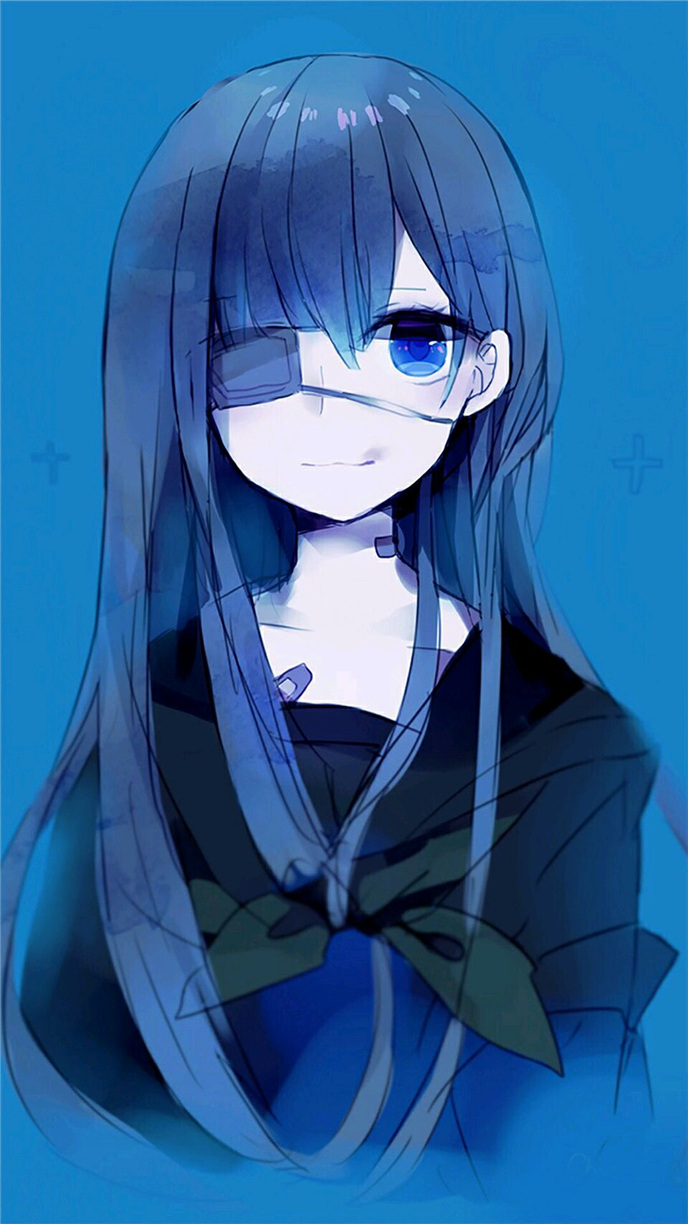 微信清新好看二次元女生聊天背景