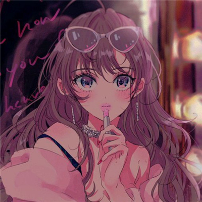 微信小清新二次元女生头像