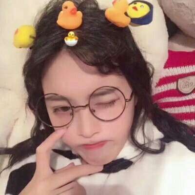 90后可爱女生头系列微信头像合集下载