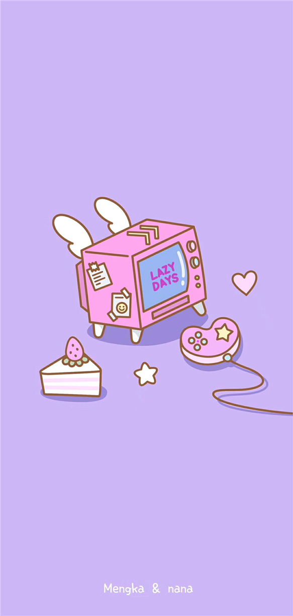 微信简约卡通聊天背景