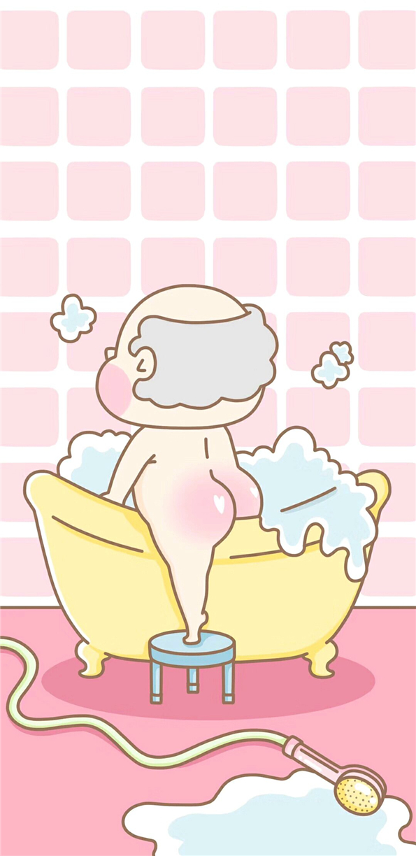 微信简约卡通聊天背景