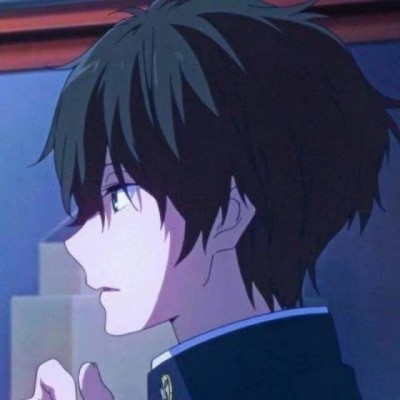 微信冷漠个性二次元男生头像