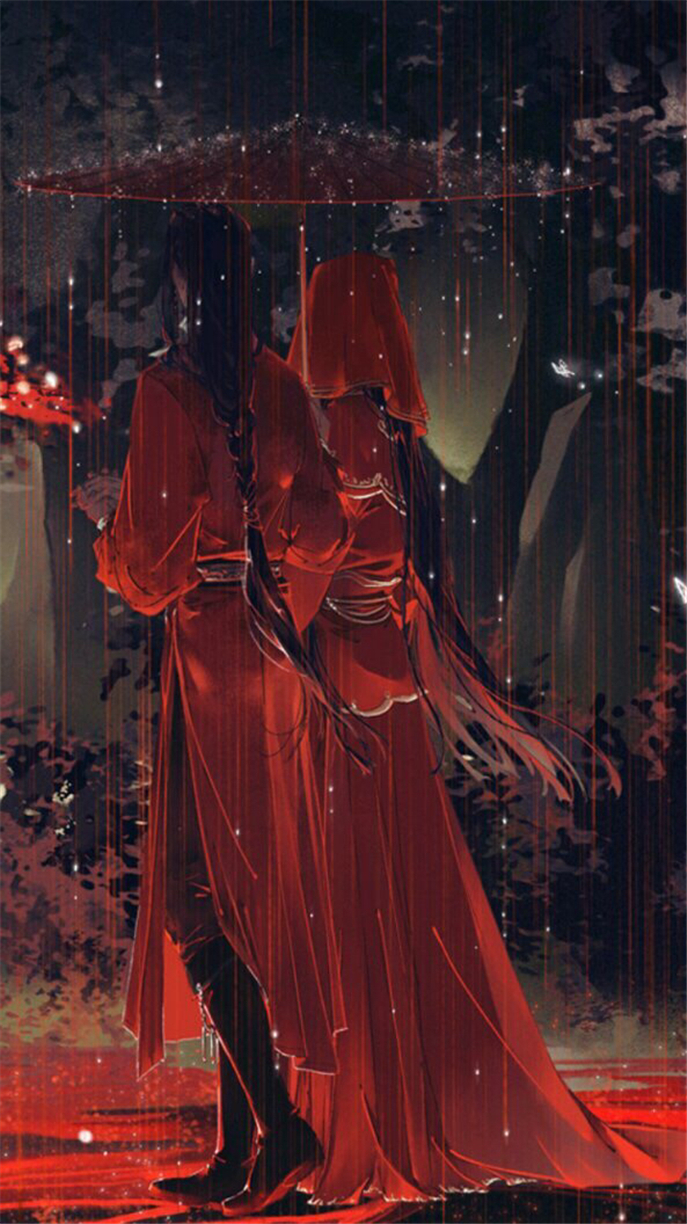 微信唯美古风插画聊天背景