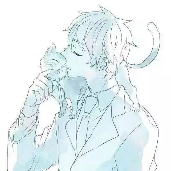 微信帅气阳光迷人二次元男生头像