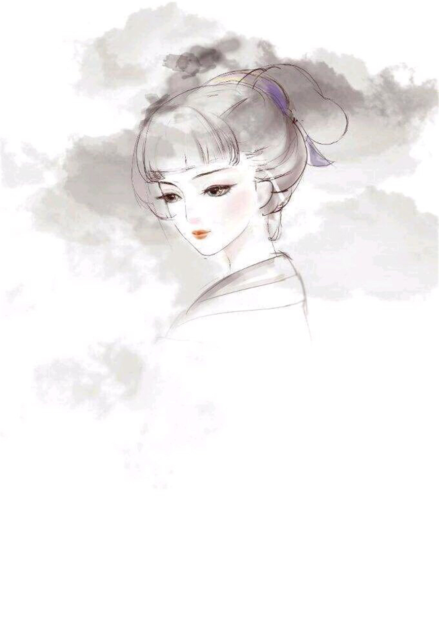 微信唯美古风插画聊天背景