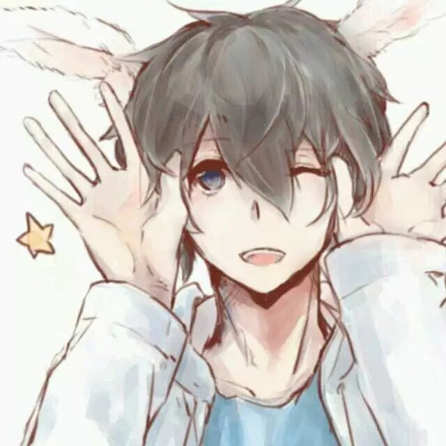 微信帅气阳光迷人二次元男生头像