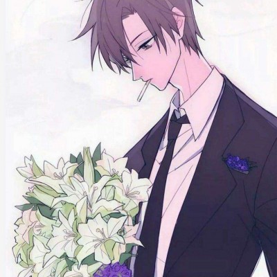 微信帅气阳光迷人二次元男生头像