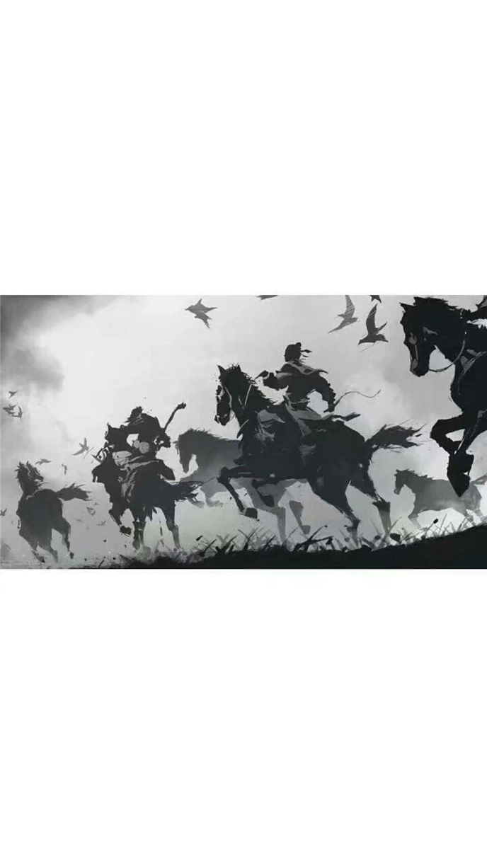 微信唯美古风插画聊天背景