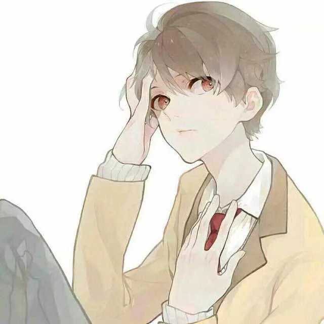 微信帅气阳光迷人二次元男生头像