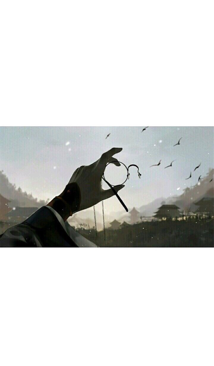 微信唯美古风插画聊天背景