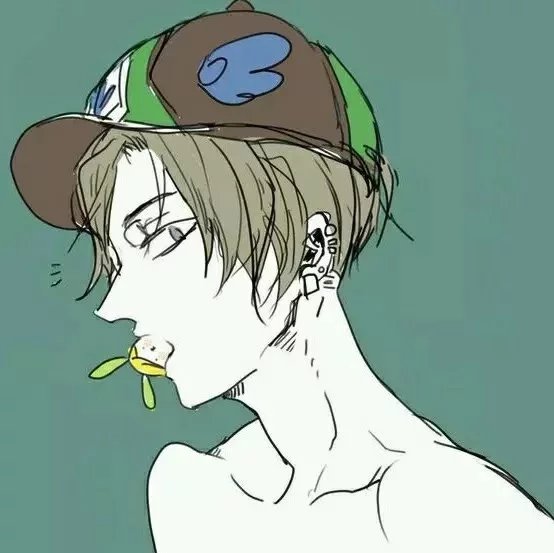 微信帅气阳光迷人二次元男生头像