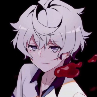 微信冷漠个性二次元男生头像