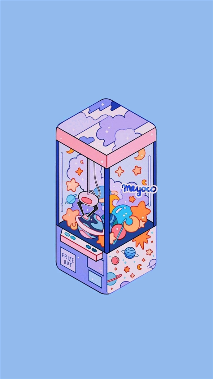 微信简约卡通聊天背景