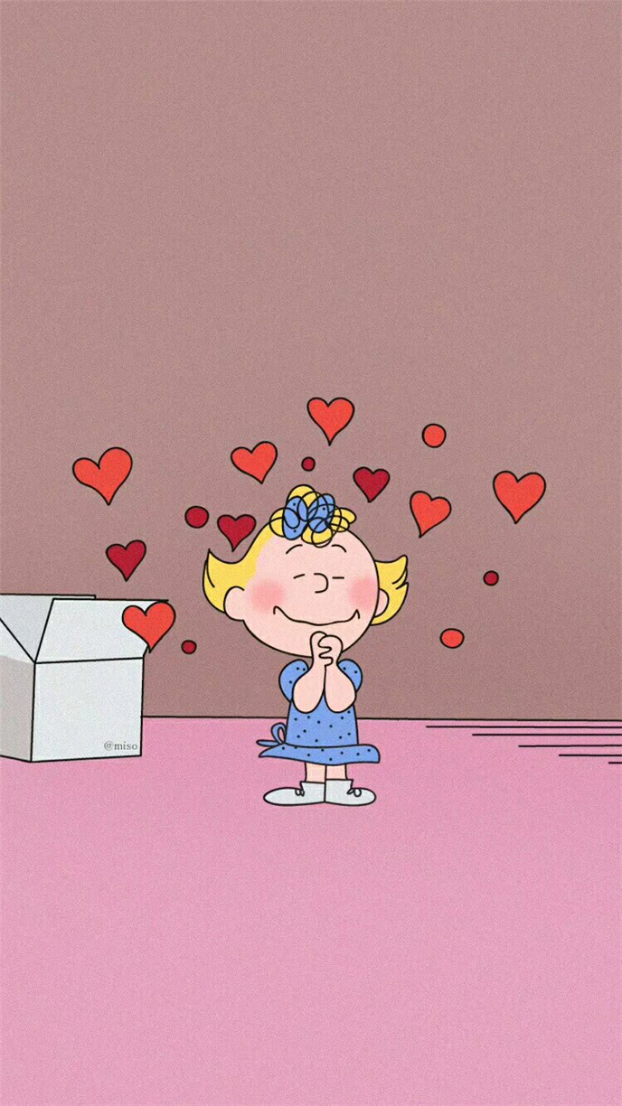 微信简约卡通聊天背景