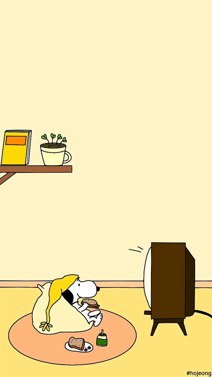 微信简约卡通聊天背景