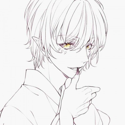 微信非主流帅气二次元男生头像